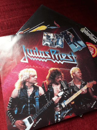 Judas Priest bustina interna Defenders of the faith foto band