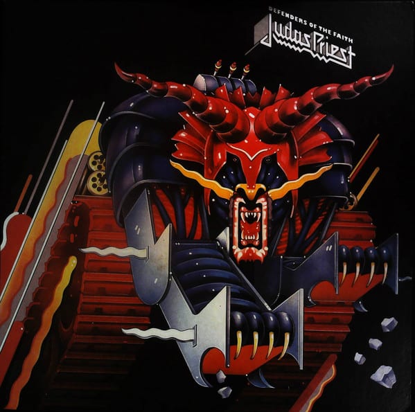 Judas Priest copertina Defenders of the faith