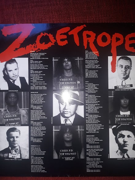 Zoetrope bustina interna A life of crime testi