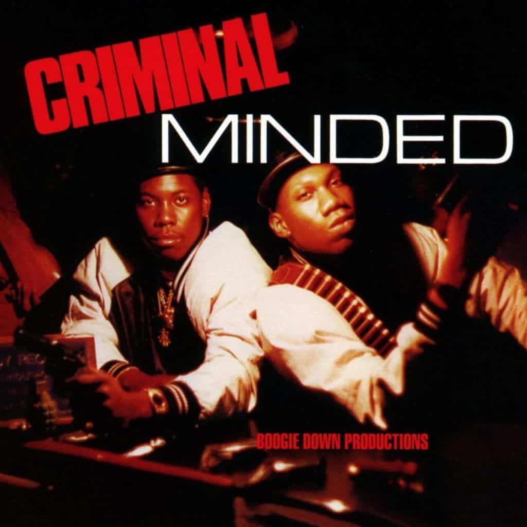 Boogie Down Productions copertina Criminal minded fronte